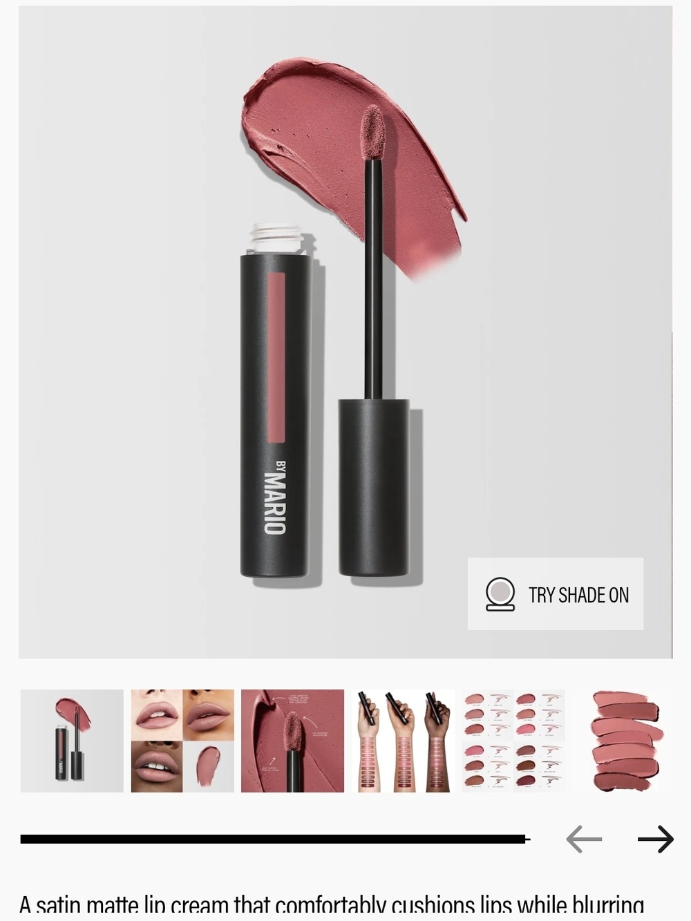 Makeup By Mario Ultra Suede Cozy Lip Creme - Almost Bare
